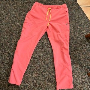 figs pink scrub pants